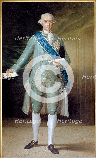 Jose Moñino Earl of Floridablanca (1728-1808), Spanish statesman.