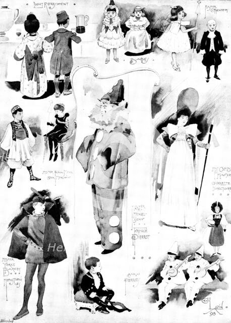 Children's fancy-dress ball at the Mansion House, 1895. Creator: George Meisenbach.