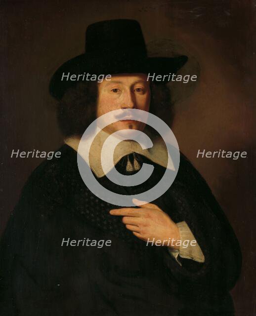 Portrait of a Man, possibly Paulus de Hooghe (1611-1674), 1638. Creator: Pieter Dubordieu.