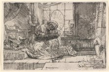 The Virgin and Child with the Cat and Snake, 1654. Creator: Rembrandt Harmensz van Rijn.