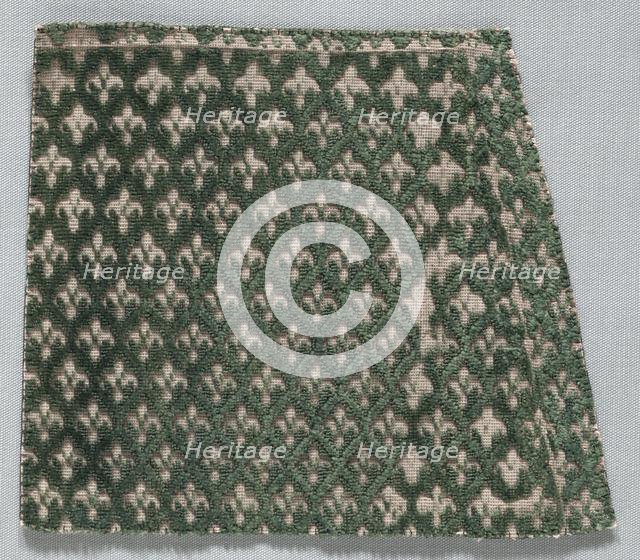 Velvet Fragment, late 1500s - early 1600s. Creator: Unknown.