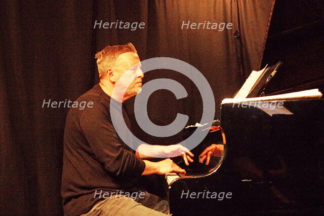 Mark Edwards, Nigel Thomas Quintet, Verdict Jazz Club, Brighton, East Sussex, June 2023. Creator: Brian O'Connor.