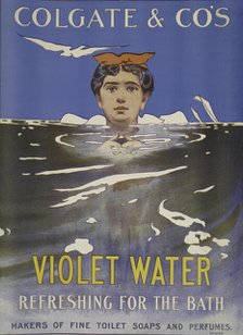 Colgate & Co's violet water, c1898. Creator: Unknown.