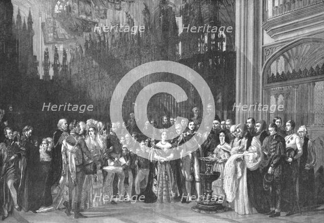 'The Christening of H.R.H. The Prince of Wales in St. George's Chapel, Windsor Castle...', 1842. Creator: George Hayter.