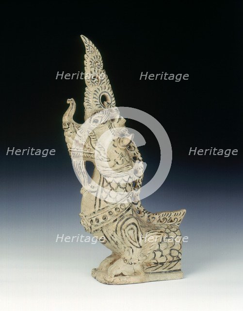 Sukothai-Turiang makara roof finial, Thailand, 14th-early 15th century. Artist: Unknown