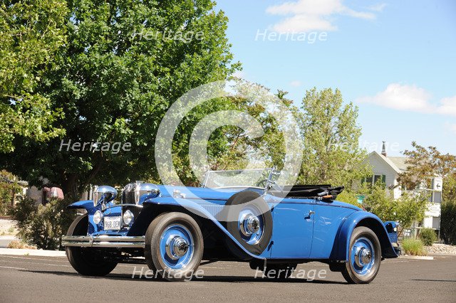 Ruxton model c roadster 1932. Artist: Simon Clay.