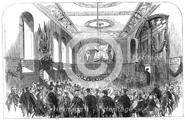 "The Domum", at Winchester College, 1854. Creator: Unknown.