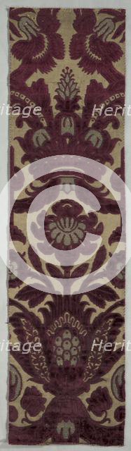 Velvet Textile, 1600s. Creator: Unknown.