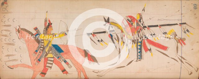 Maffet Ledger: Drawing, ca. 1874-81. Creator: Unknown.