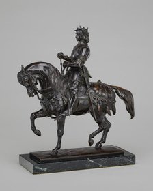 Charles VII the Victorious on Horseback, model c. 1844, cast 1860/1909. Creator: Antoine-Louis Barye.