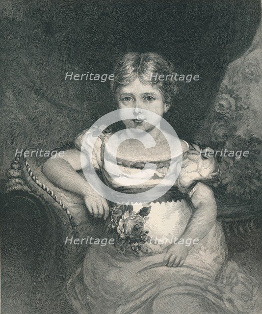 Queen Victoria (1819-1901) aged six years old', 1894. Artist: Unknown