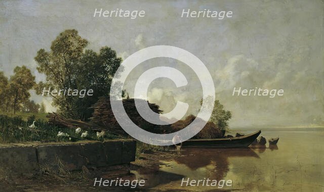 The Fraueninsel in Chiemsee, 1873. Creator: Adolf Gustav Ditscheiner.