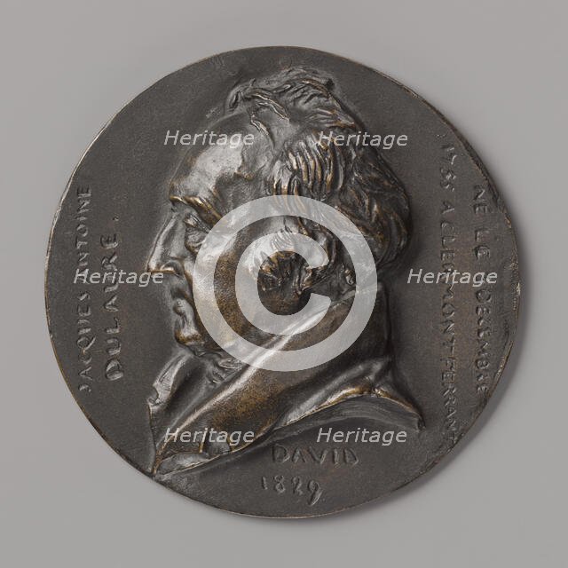 Jacques Antoine Dulaure, 1829. Creator: Pierre-Jean David d'Angers.