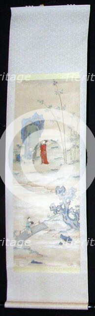 Scroll, China, Qing dynasty (1644-1911), c. 1720. Creator: Unknown.