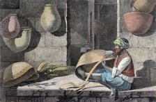 'The Basket Maker', c1798 (1822). Artist: Unknown