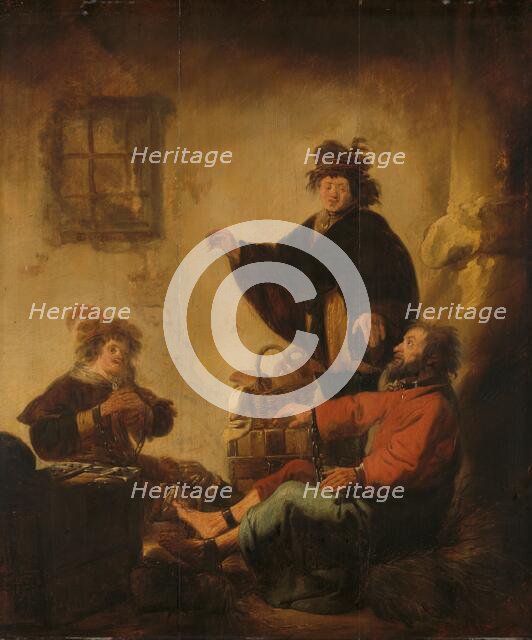 Joseph Interpreting the Dreams of the Baker and the Butler (Genesis 40:1-19), c.1632-c.1640. Creator: Benjamin Gerritz Cuyp.