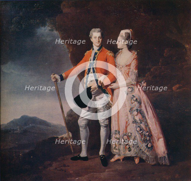 'Couple in a Mountain Landscape', c1779. Artist: Johan Zoffany.