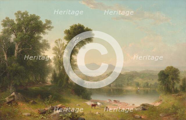 Pastoral Landscape, 1861. Creator: Asher Brown Durand.