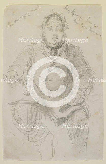 Chez George Sauer a Lion Rouge, 1858. Creator: James Abbott McNeill Whistler.