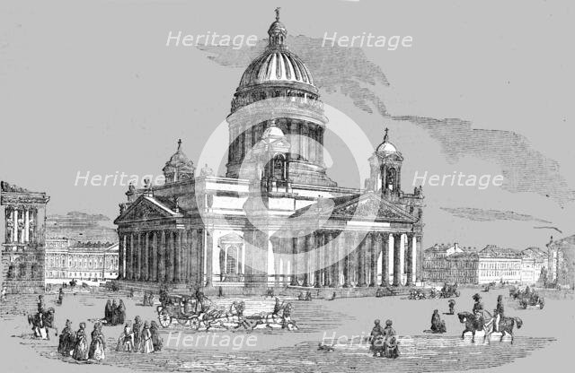 'Church of St Isaac, St Petersburg', 1854. Creator: Unknown.