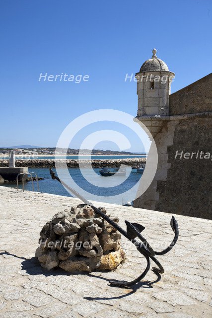 A watchtower of the Forte da Ponta da Bandeira, Lagos, Portugal, 2009. Artist: Samuel Magal