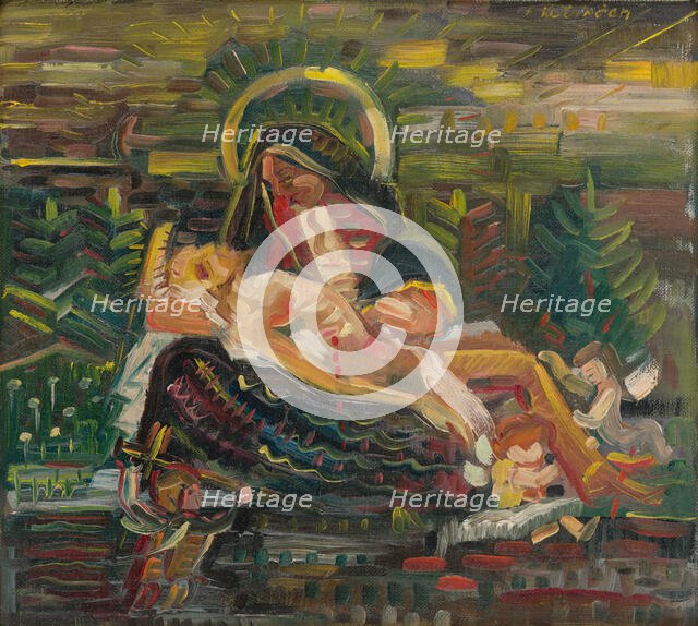 Pietà, 1939-1940. Creator: Arnold Peter Weisz-Kubincan.