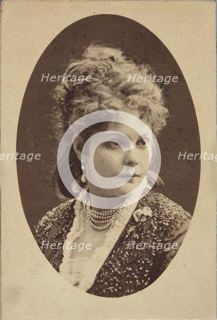 Portrait of pianist and composer Sophie Menter (1846-1918) , 1893. Creator: Mieczkowski, Jan (1830-1889).