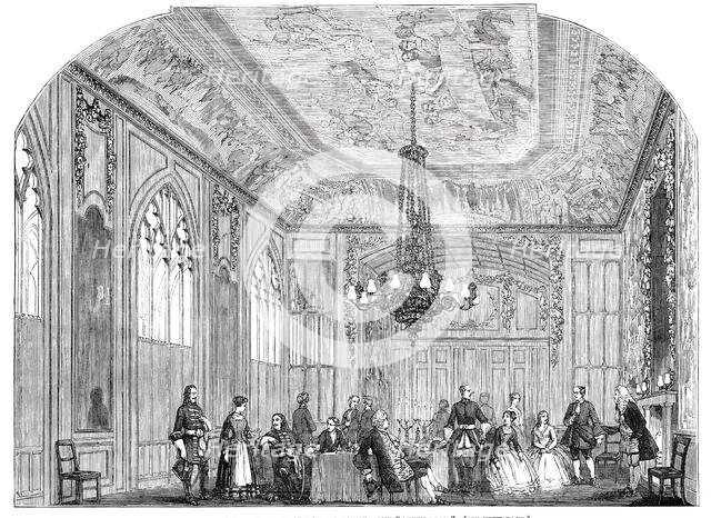 Theatrical Performances at Windsor Castle - the "Green Room", 1850. Creator: Unknown.