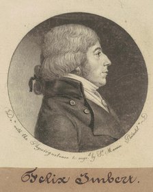 Felix Imbert, 1798-1803. Creator: Charles Balthazar Julien Févret de Saint-Mémin.