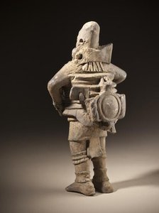 Ballplayer Figure in Costume (image 2 of 2), between 550 and 850. Creator: Unknown.