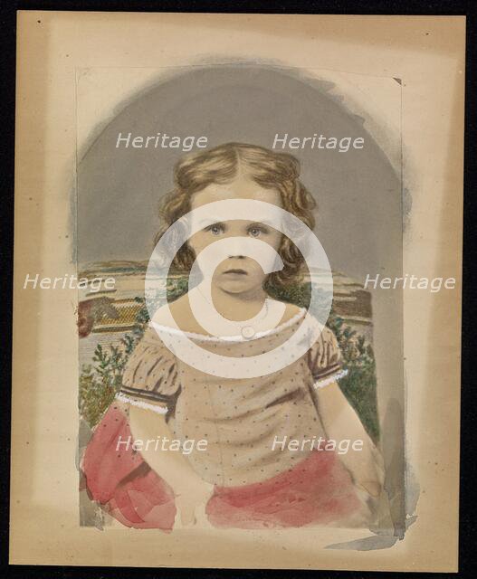 Portrait of a girl, about 1850-1860. Creator: Unknown.
