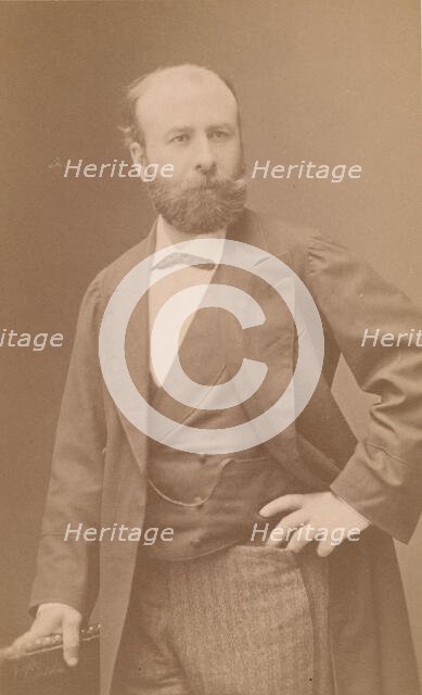 [Unknown Subject], 1860s. Creator: Emile Tourtin.