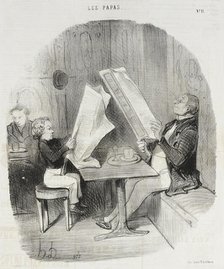 Un enfant que s'amuse de peu...1847. Creator: Honore Daumier.