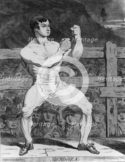 Daniel Mendoza (1764-1836), Jewish boxer. Artist: Unknown