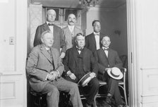 AL club presidents: Frank Navin, Detroit; Benjamin S. Minor, Washington; Frank Farrell..., 1914. Creator: Bain News Service.