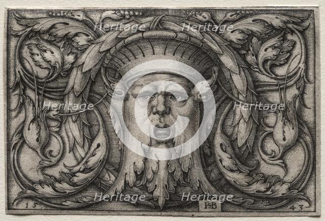 The Mask, 1543. Creator: Hans Sebald Beham (German, 1500-1550).