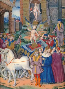 'The Triumph of Love', c15th century, (1937). Artist: Emile- Aurele Van Moe.