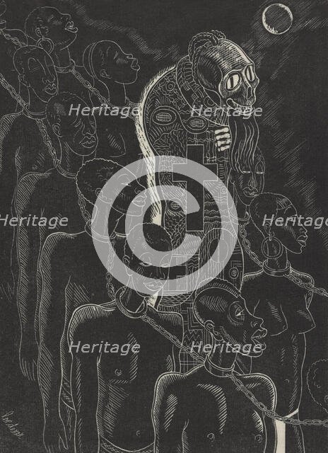 Voodoo Coming into Haiti, ca.1935 - 1943. Creator: Richard A Loederer.