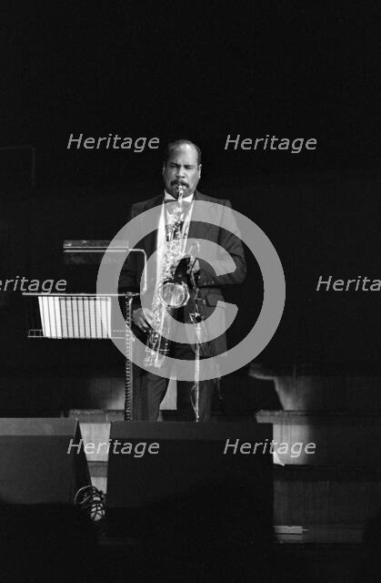 Sonny Fortune, Fairfield Halls, Croydon, Nov 1987. Creator: Brian O'Connor.