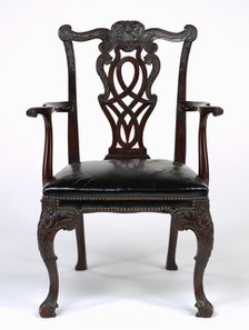 Armchair, c. 1875-1880. Creator: Unknown.