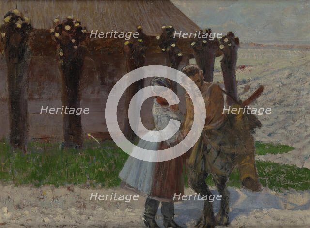 Faun's Courtship - obverse, between 1897-1898. Creator: Jacek Malczewski.