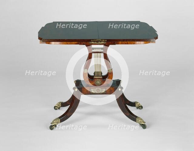 Card Table, 1815/24. Creator: Unknown.