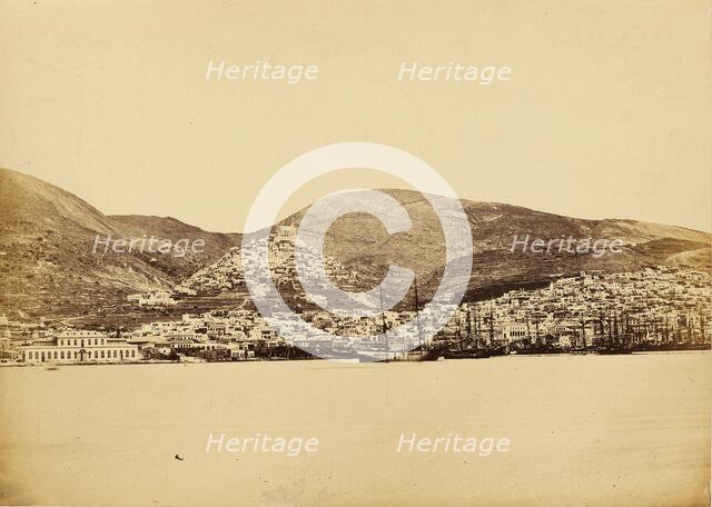 Syra, Greece, about 1865. Creator: Konstantinos Dimitriou.
