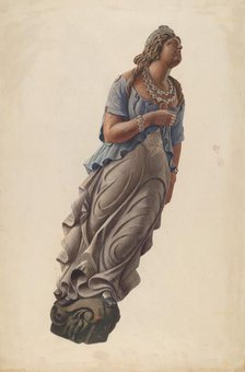 Figurehead, 1935/1942. Creator: Unknown.