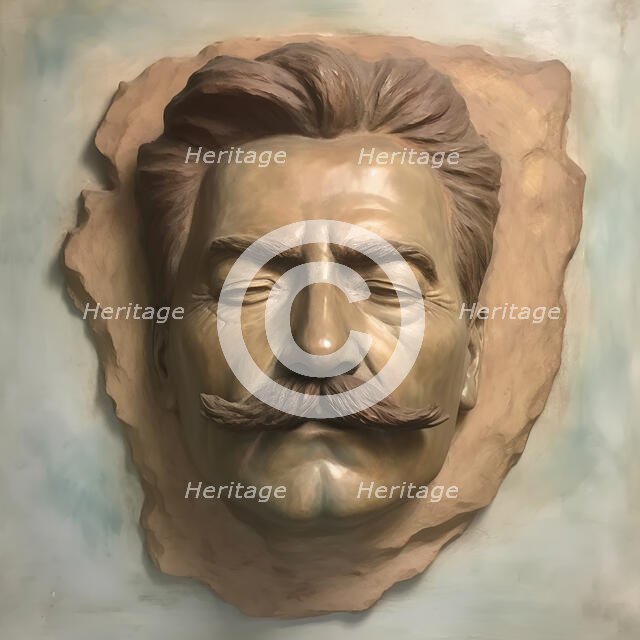 AI IMAGE - A portrait of Joseph Stalin, 2023. Creator: Heritage Images.
