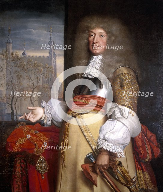 Sir John Robinson, Lord Mayor 1662.   Artist: John Michael Wright