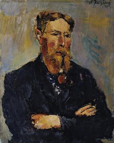 The painter Georg Christian Andersen, 1911. Creator: Anton Faistauer.