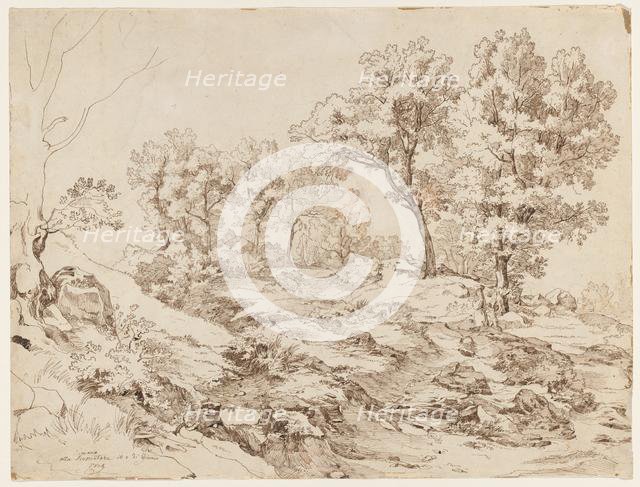 La Serpentara near Olevano, 1829. Creator: Friedrich Preller (German, 1804-1878).