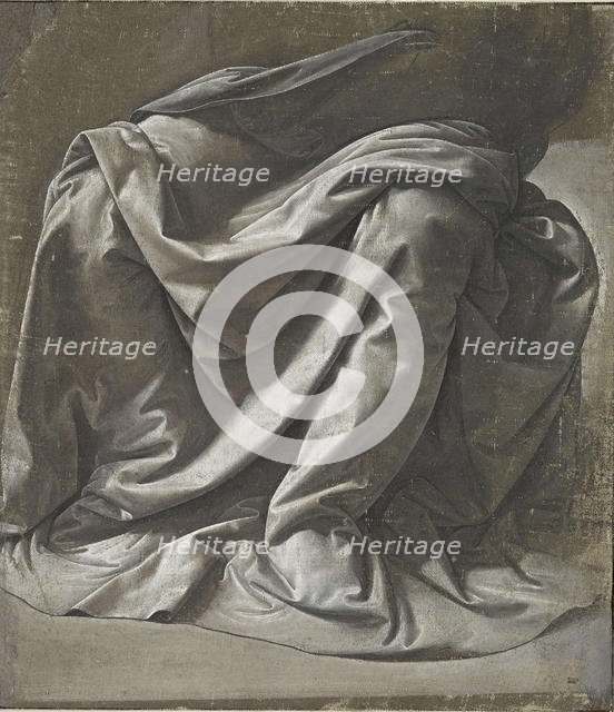 Drapery for a Seated Figure, ca 1478. Creator: Leonardo da Vinci (1452-1519).