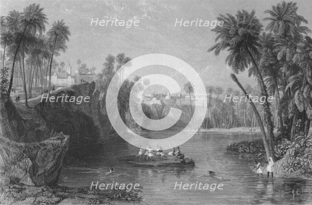 'Neftah, Te Ancient Negeta, Beylik of Tunis', c1850. Artist: Thomas Higham.